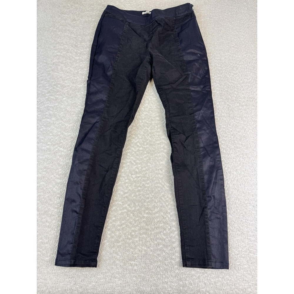 Eileen Fisher Pants Womens 8 Black Skinny Leggings Stretch Organic Side Panel